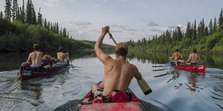 paddle to the north